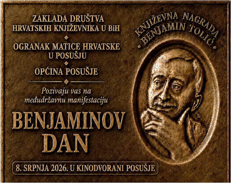 Benjaminov dan je kulturna manifestacija koja će se održati 8. jula u Posušju ove godine