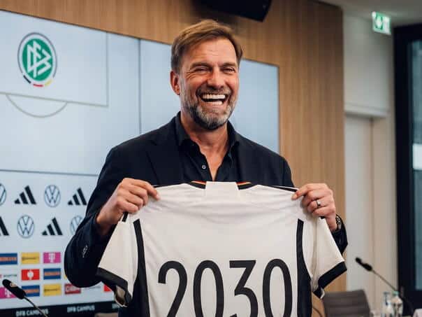 Jirgen Klopp je novi selektor nogometne reprezentacije Njemačke. Potpisao je ugovor do 2030. godine