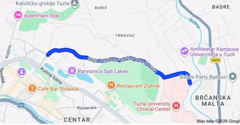 8 i 9 jula u periodu od 8 sati do 15 sati u ulici prof dr ibre pasica u tuzli bit ce obustavljen saobracaj radi izvidjenja radova