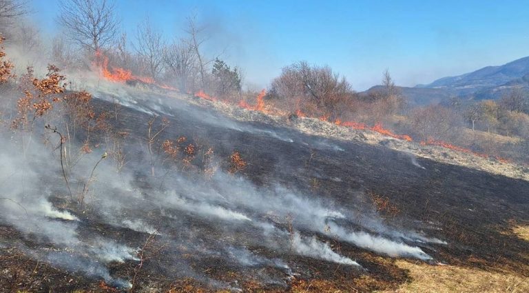 vatrogasci u tuzlanskom kantonu u protekla 24 sata imali su vise intervencija a najteze je bilo u gradaccu gdje su morali tri puta intervenisati