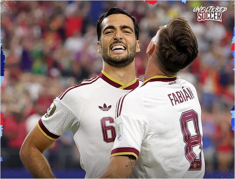 Spanija je pobijedila Portugal 1:0 i plasirala se u osminu finala Mundijala. Stzrijelac gola bio je Merino u 90+2 minuti