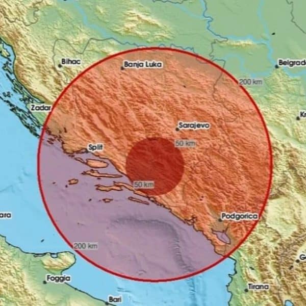 zemljotres jacine 3,1 po rihteru zabiljezen je danas nedaleko od stoca osjetio se u hercegovini i htrvatskoj