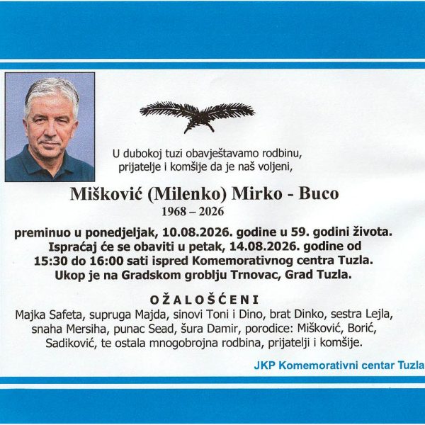 In memoriam - Mirko Mišković