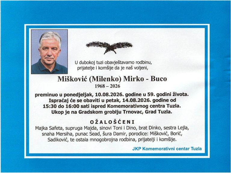 In memoriam - Mirko Mišković