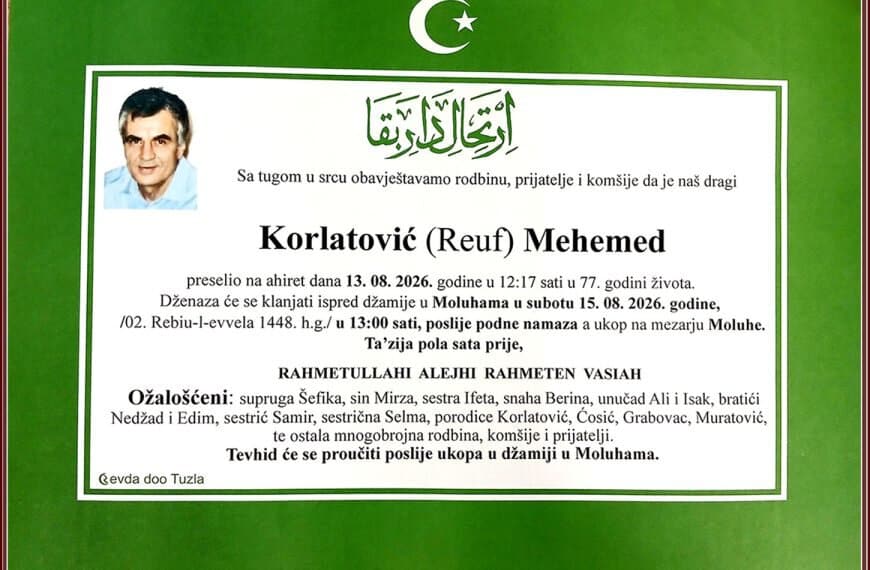 In memoriam, Mehemed Korlatović