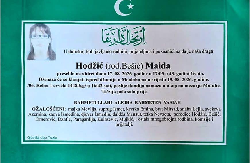 In memoriam,. Maida Besic
