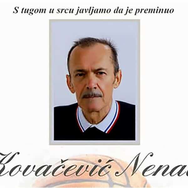 In memoriam, Nenad Kovacevic