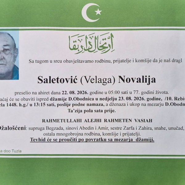 In memoriam, Saletovic