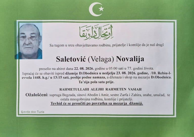 In memoriam, Saletovic