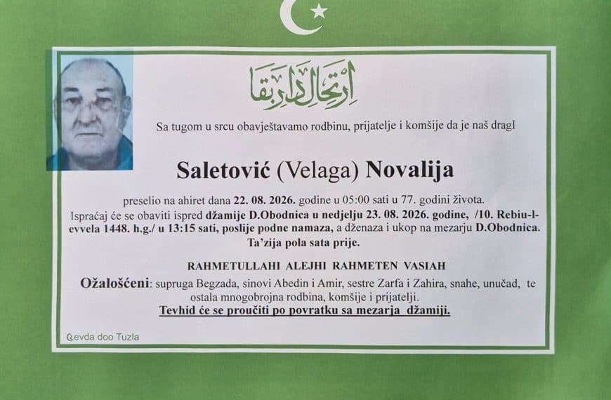 In memoriam, Saletovic
