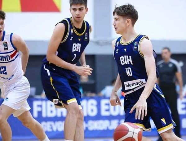 muska kadetska reprezentacija bih porazena je od islanda u polufinalu eurobasketa b divizije