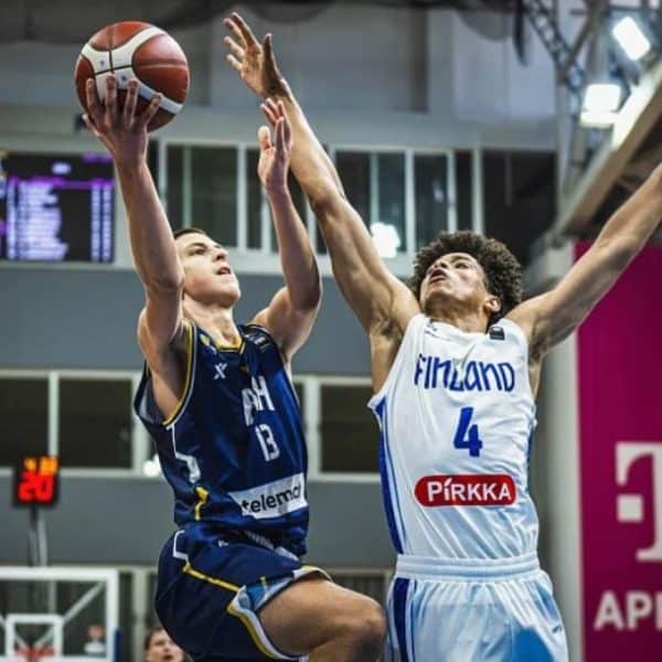 muska kosarkaska reprezentacija bih u 16 savladala finsku i plasirala se u cetvrtfinale eurobasketa b divizije