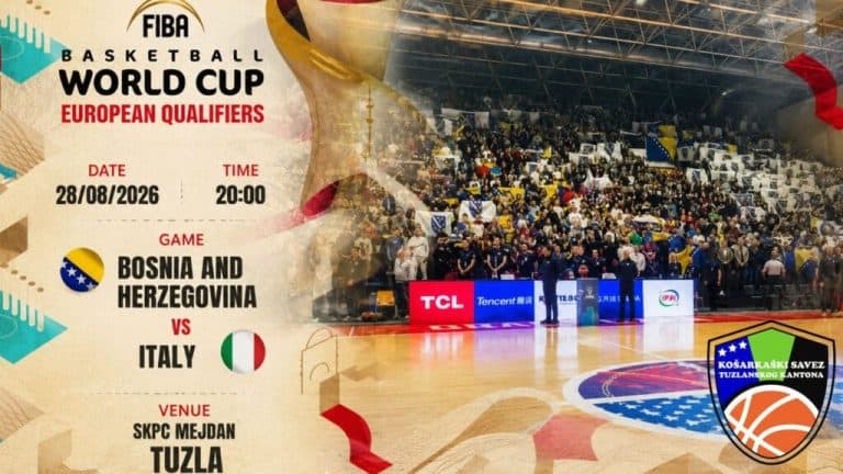 Veliko intresovanje vlada za kosarkasku utakmicu BiH - Italija koja se igra u tuzlanskom Mejdanu 28. augusta od 20 sati