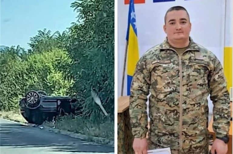 nedim mulic porucnik os bih ucestvovao u spasavanju majke i bebe iz automobila koji se prevrnuo na krov nakon nesrece kod zivinica