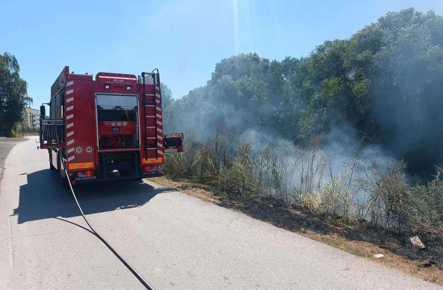 Novi požari širom TK, gorio automobil