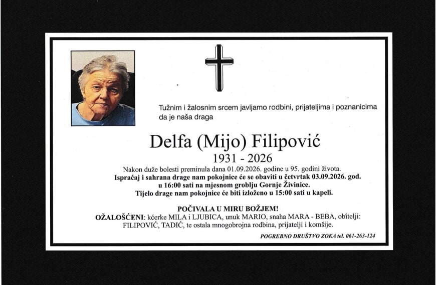 In memoriam, Delfa Filipovic