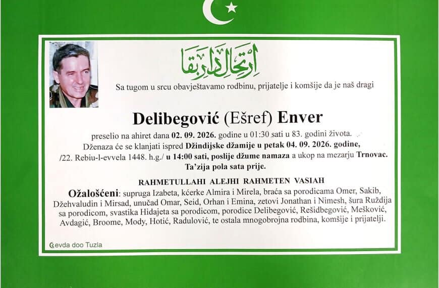 In memoriam, Enver Delibegovic
