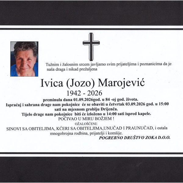In memoriam, Ivica Marojevic
