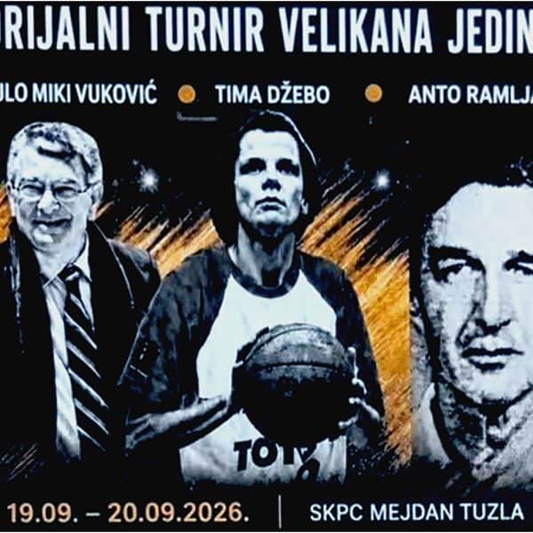 Memorijalni košarkaški turnir Jedinstva održat će se u Tuzli ¸19. i 20. septembra