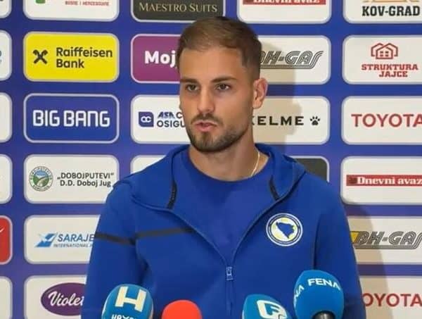 luka djuric novi fudbaler u sastavu zmajeva obratio se danas na press konferenciji u sarajevu novinarima