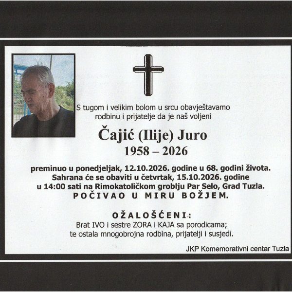 In memoriam - Juro Cajic