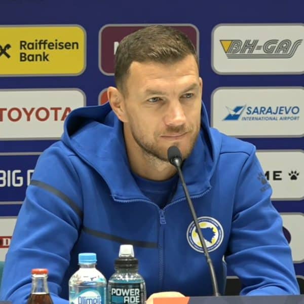 edin dzeko obratio se medijima uoci utakmice protiv svedske i oprosaja od dresa reprezentacije bih